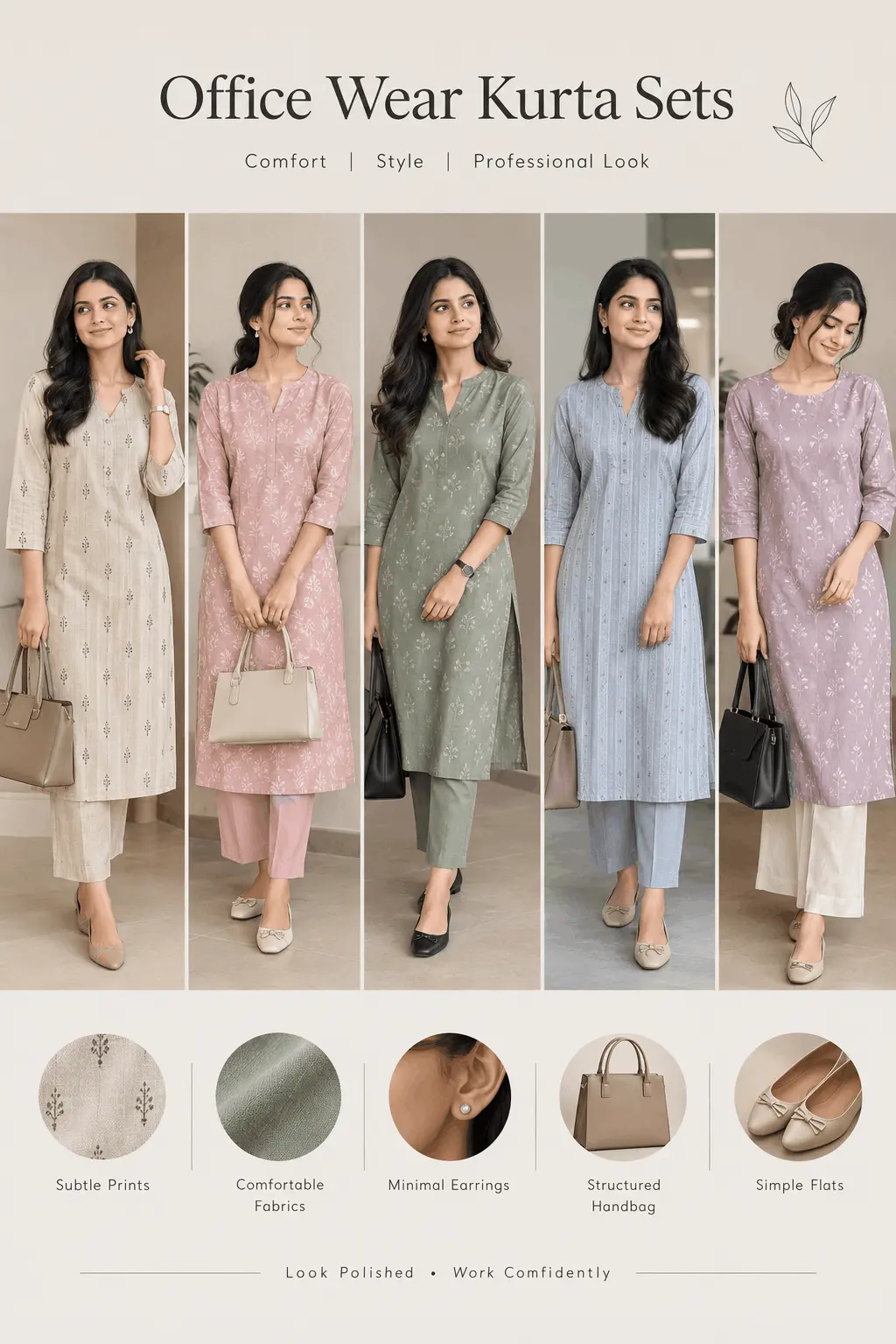 Office wear kurta sets