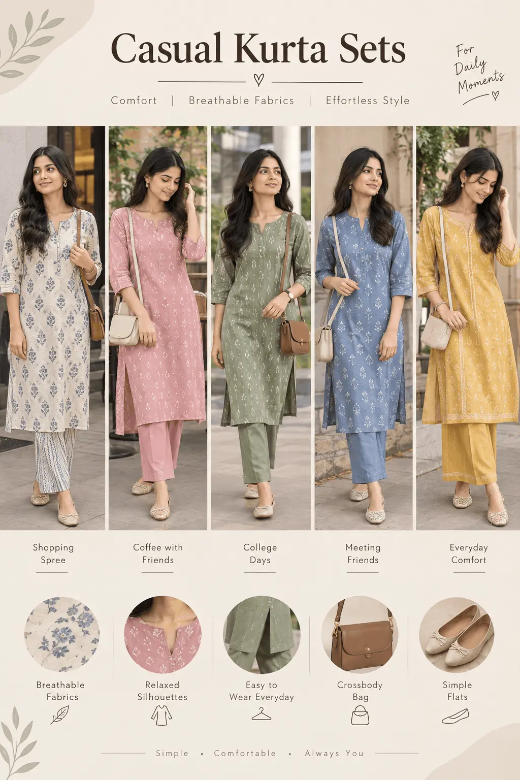 Casual kurta sets