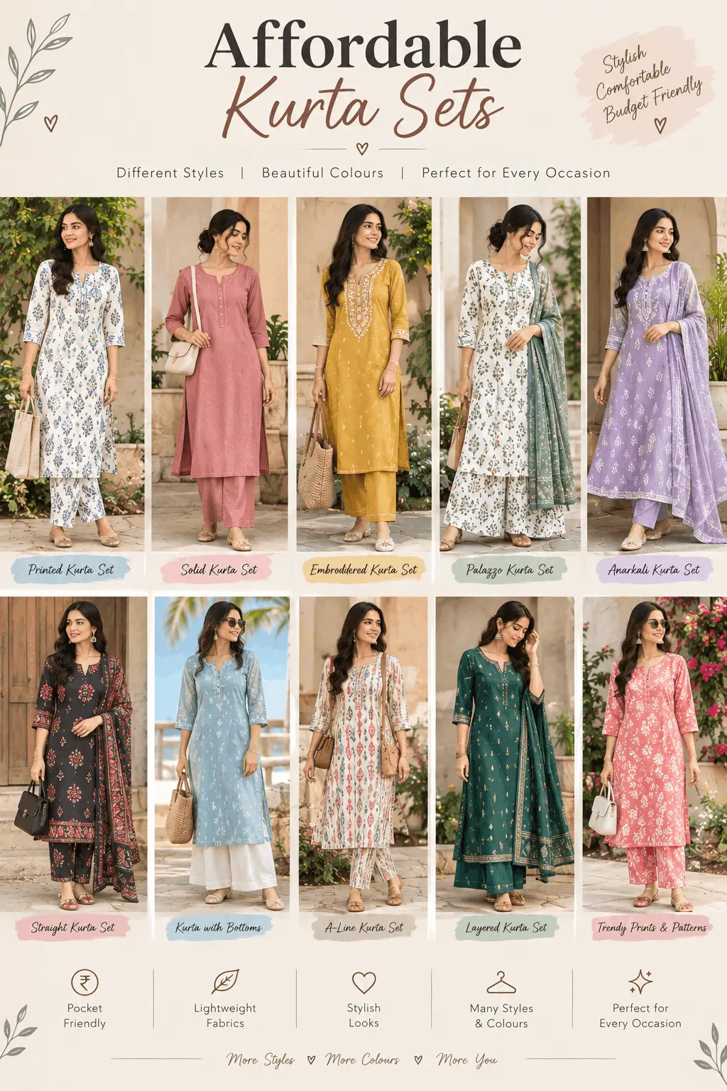 Affordable kurta sets