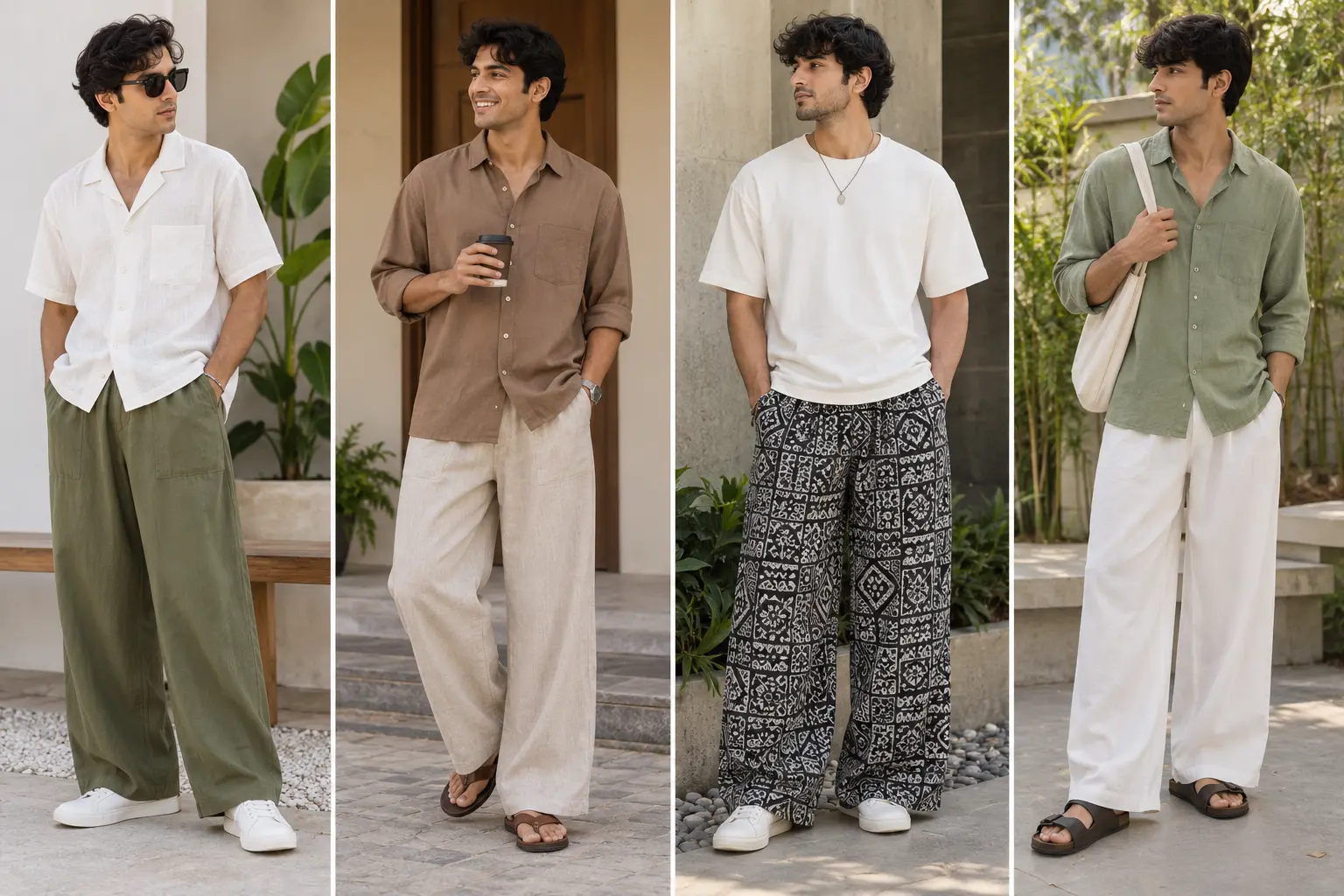 COTTON PLAZOOS FOR MEN
