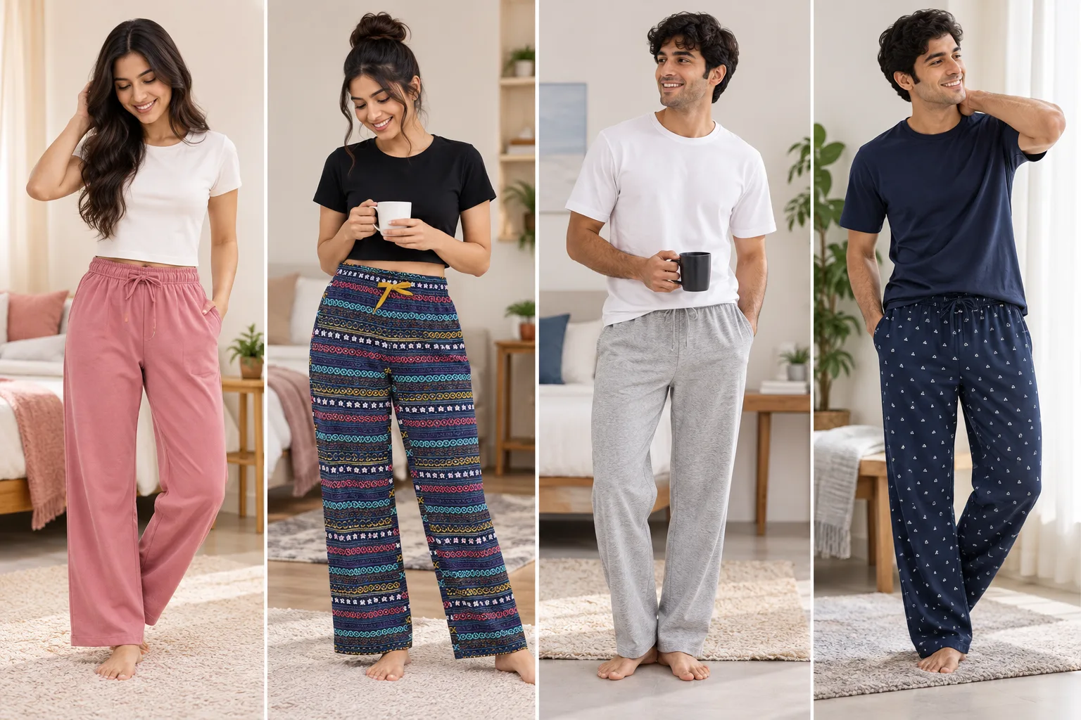 Cotton night pants
