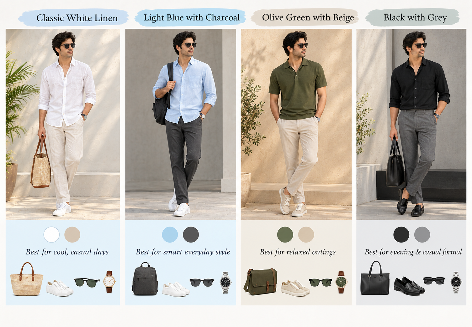 Color combinations for men
