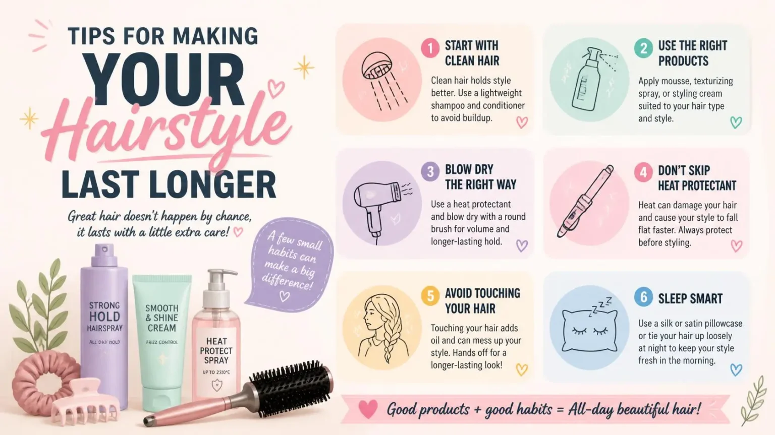 Tips for making your hairstyle