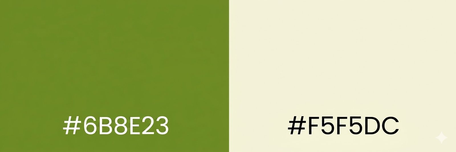 Cream and dark green outfit color combination for dusky skin tone