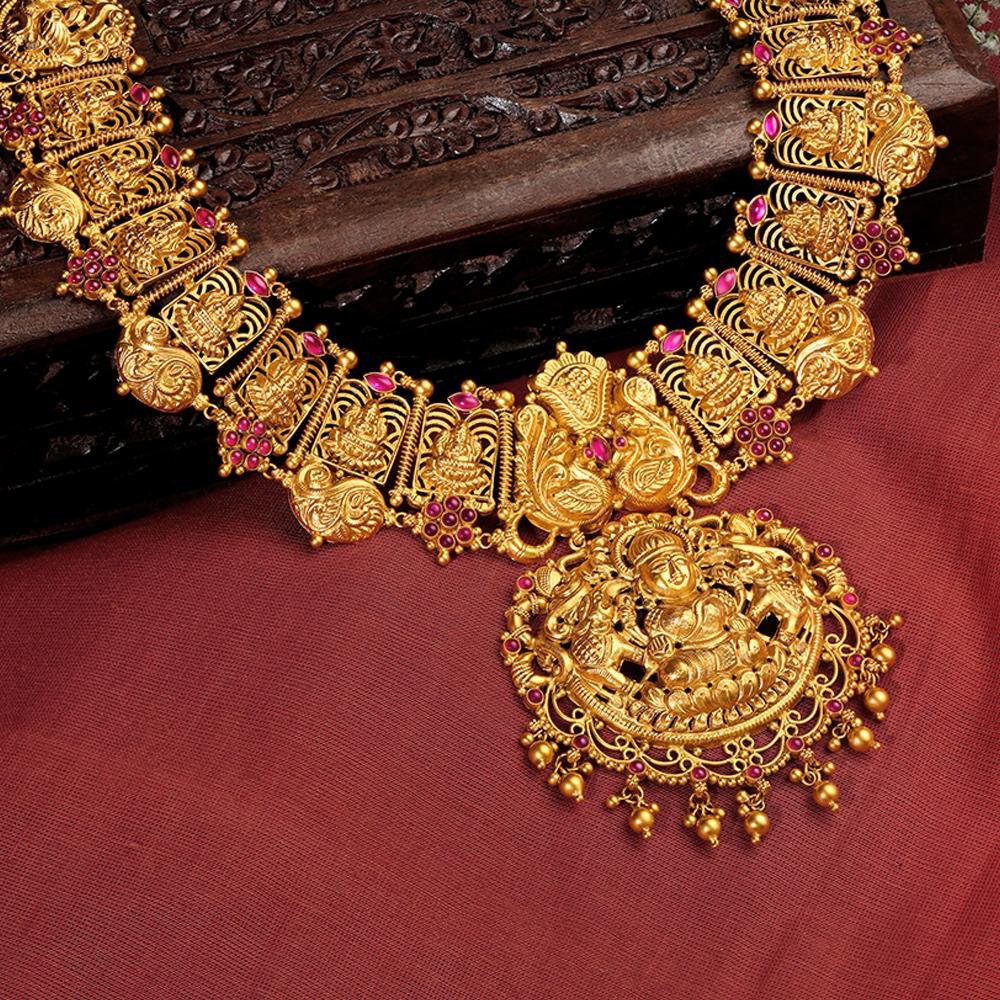 Traditional South Indian temple jewellery