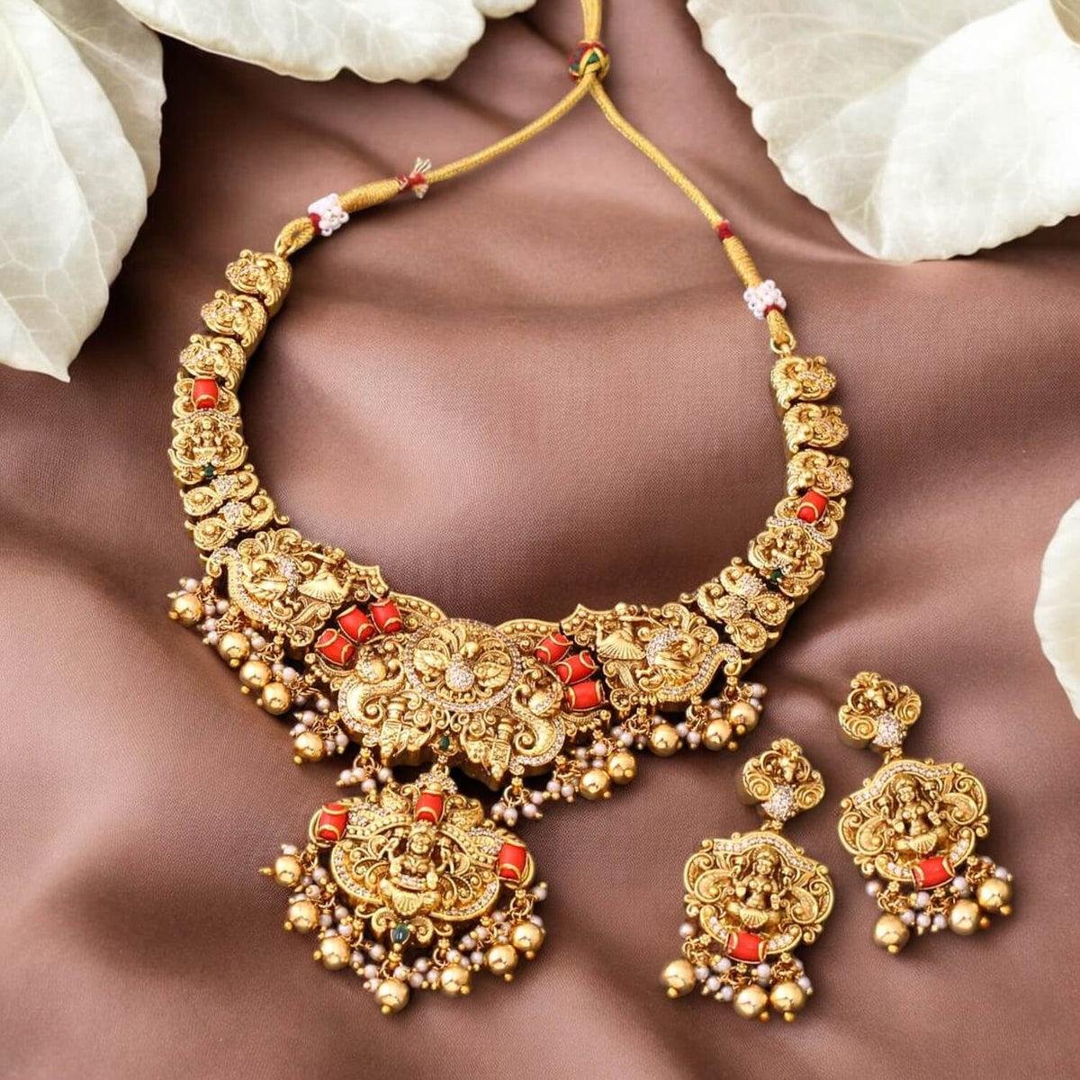Traditional South Indian temple jewellery