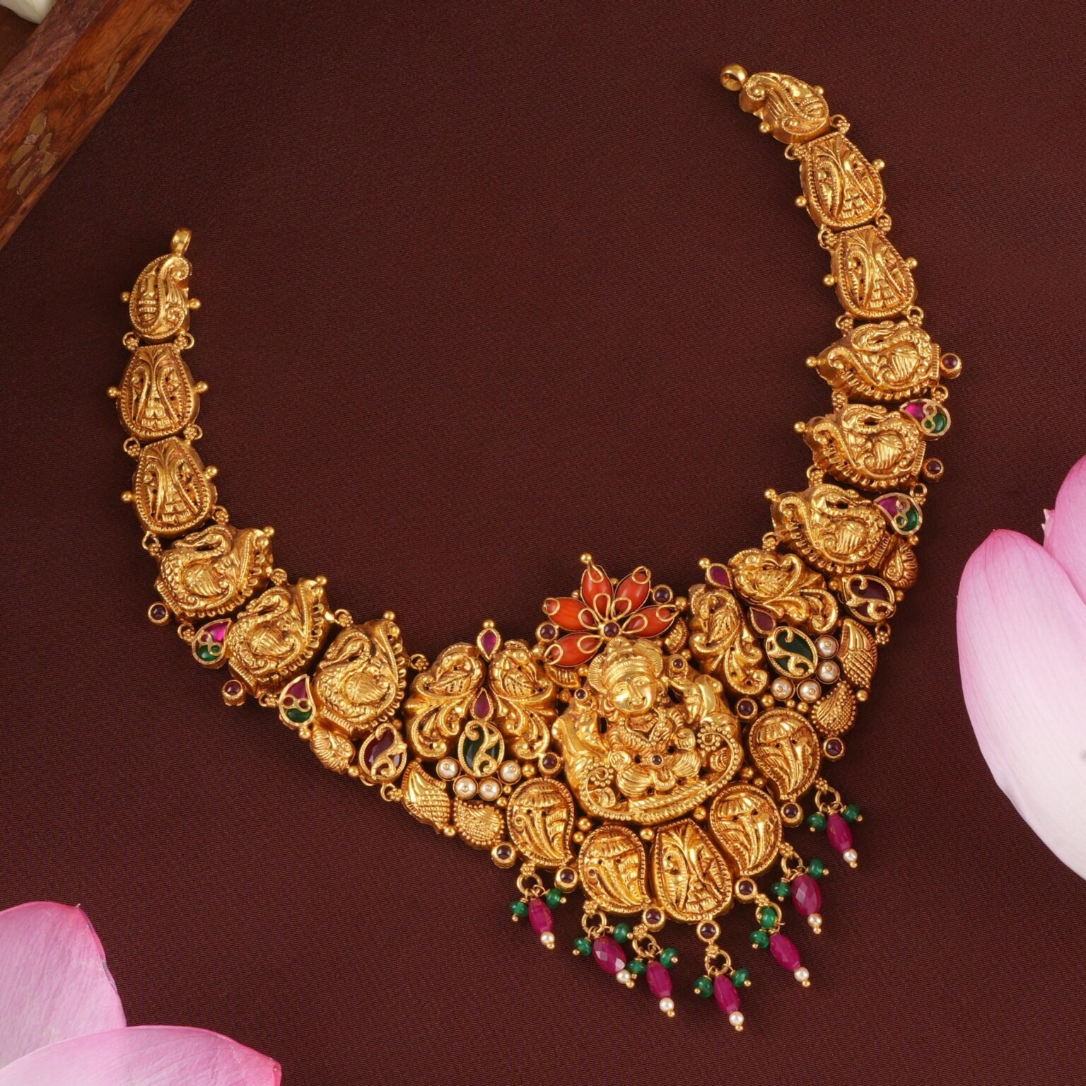 Traditional South Indian temple jewellery