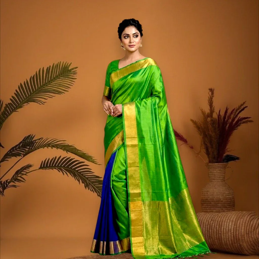Finest Fabric for traditional saree Wedding