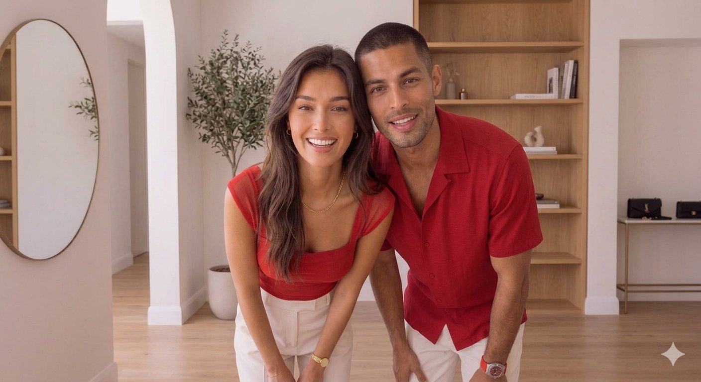 Warm Red for warm skin tone