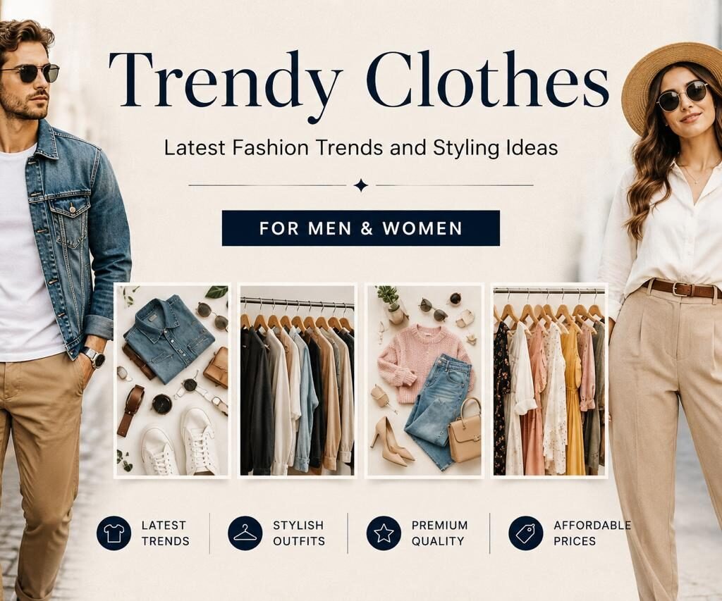 Trendy Clothes for men and women