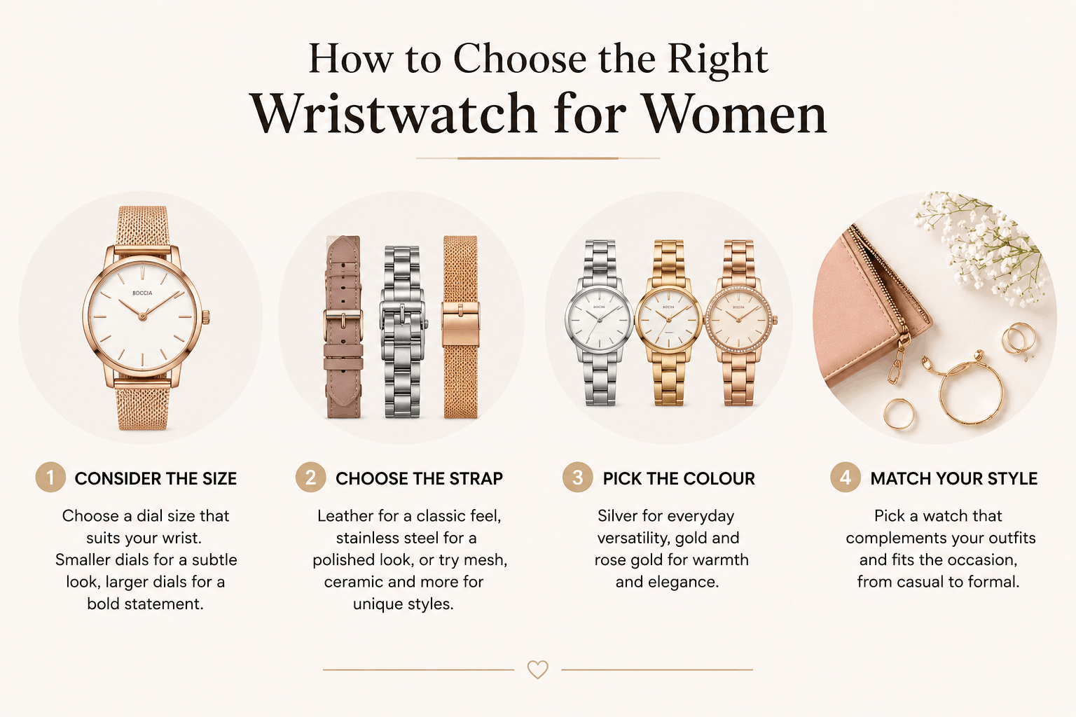 how to choose the right wristwatches for women